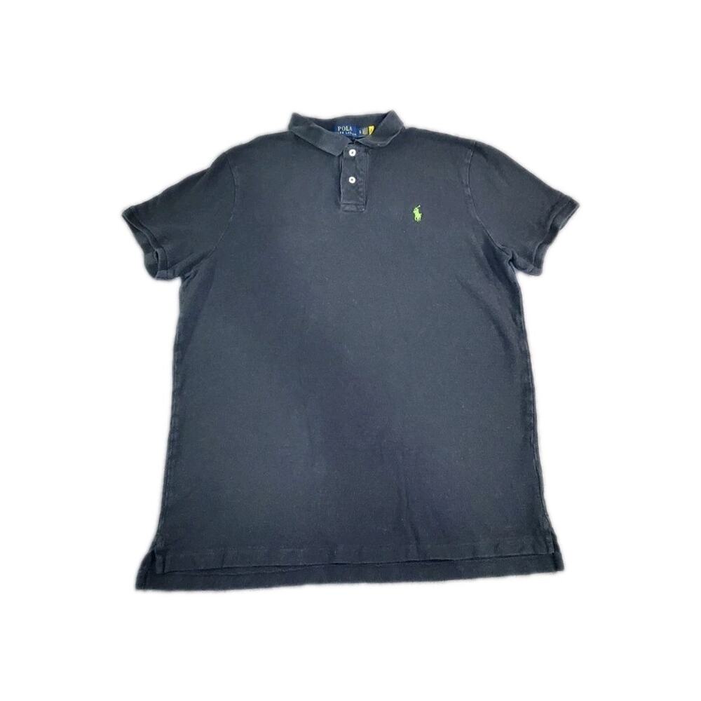 Polo Ralph Lauren Shirt Men's Sz XL Gray Custom Slim Fit Short Sleeve Za3-56